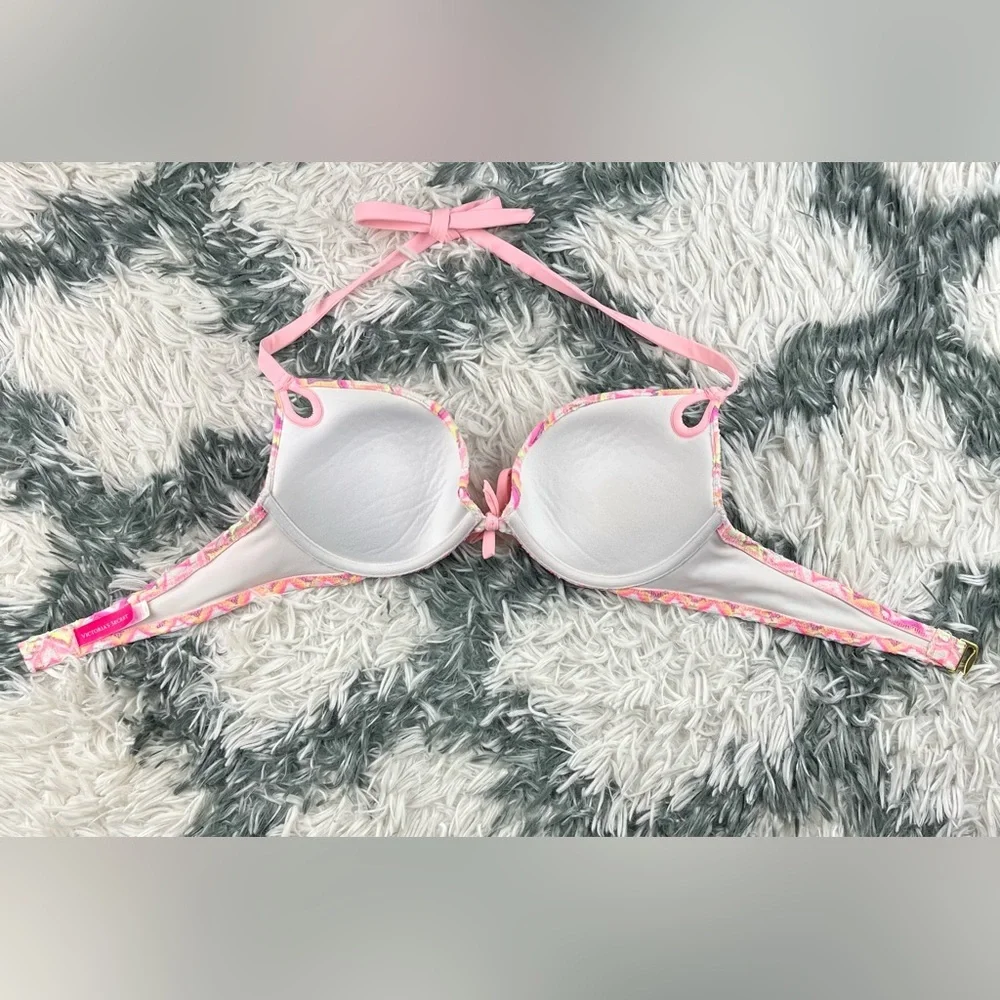 Victoria's Secret Women's Bikini Swim Top Pink Size 34C